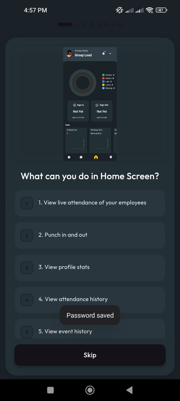 RateOp mobile app screen 7